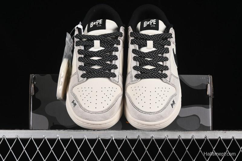 Nike SB Dunk Low Supreme x Bape Anniversary Custom Sneakers - MM1089-017