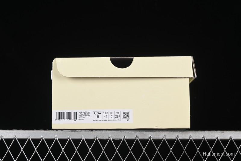 Nike Travis Scott x Fragment Design x Air Jordan 1 Low OG SP AJ1 Supreme Collaboration - XZ2268-003