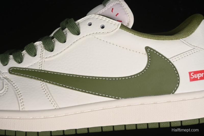 Nike Travis Scott x Fragment Design x Air Jordan 1 Low OG SP AJ1 Supreme Collaboration - XZ1168-002
