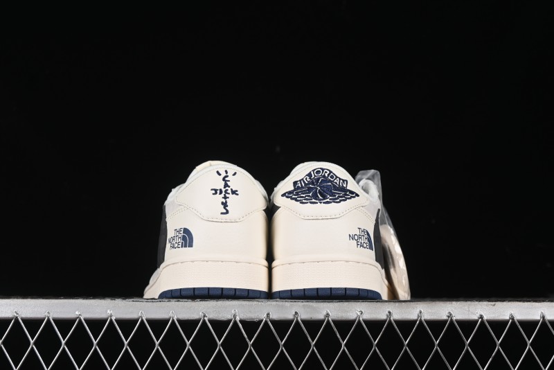 Nike Travis Scott x Fragment Design x Air Jordan 1 Low OG SP AJ1 Low Top Casual Sneakers - XY2688-110