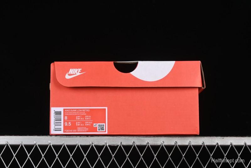 Nike Dunk Low Suede Panda Casual Sneakers - FQ8249-100