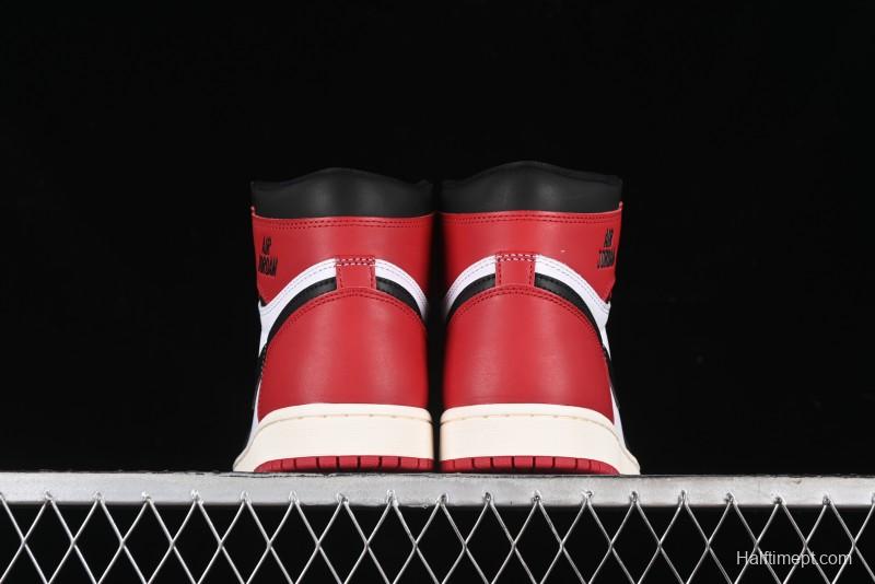 Nike Air Jordan 1 High OG Black Toe Reimagined Basketball Shoes - DZ5485-106