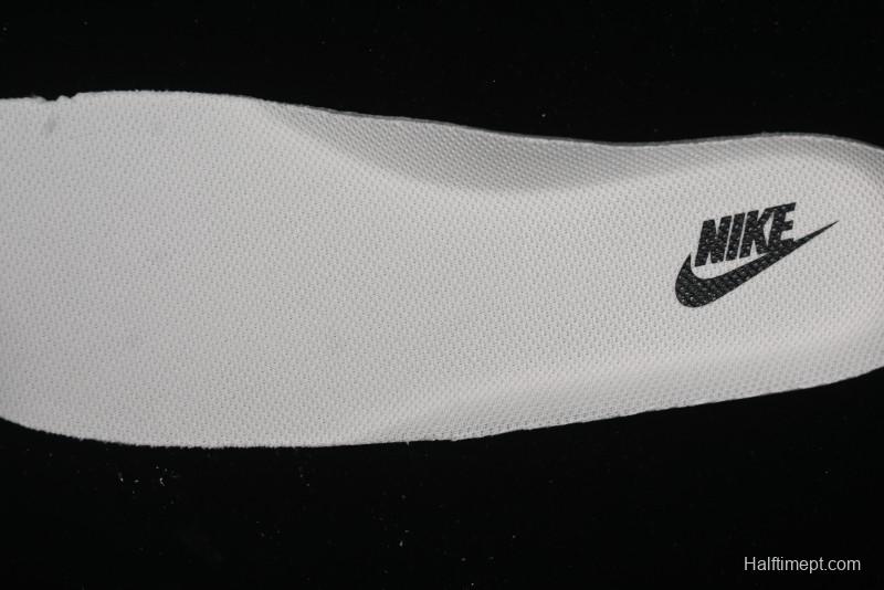 Nike Air Force 1 '07 Low Stussy Collaboration - Black Sail Silver Swoosh Casual Sneakers - XZ6188-729