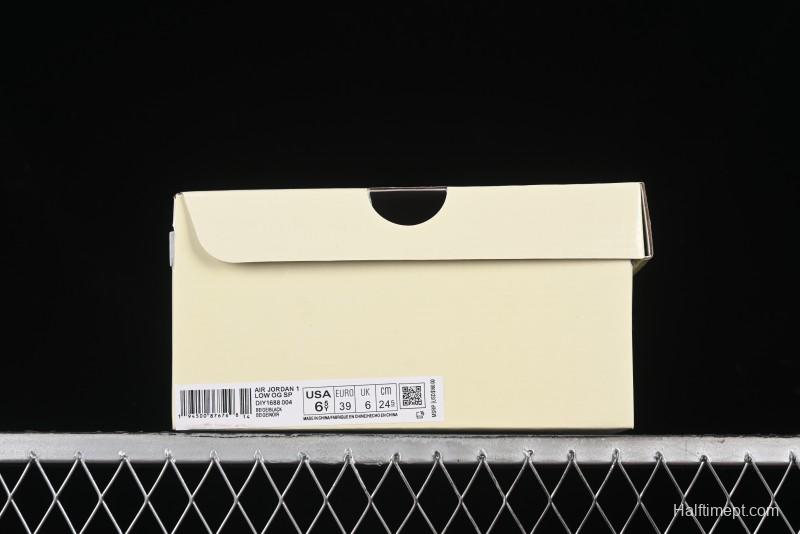 Nike Travis Scott x Fragment Design x Air Jordan 1 Low OG SP AJ1 Supreme North Face Collaboration - DIY1688-004