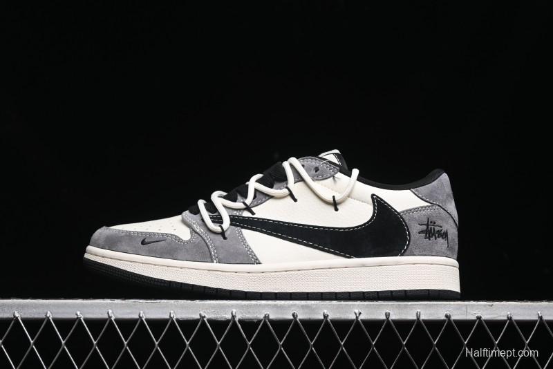 Nike Air Jordan 1 Low OG SP Travis Scott x Fragment Design Collaboration Sneakers - SJ0086-141