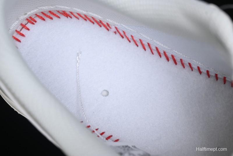 Nike Air Force 1 '07 Low Stussy Collaboration - AF1 White Red Label Low-Top Casual Sneakers - SJ6698-016