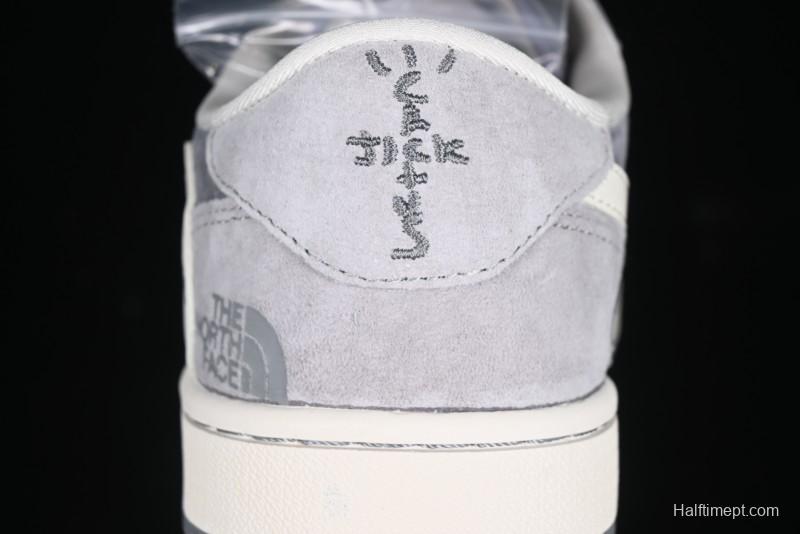 Nike Travis Scott x Fragment Design x Air Jordan 1 Low OG SP AJ1 Low Top Culture Casual Sneakers - XS3086-008