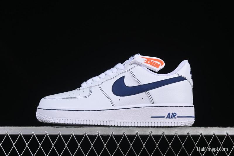 Nike Air Force 1'07 Low Casual Sneakers with Full-Length Air Cushion - HQ2037-100