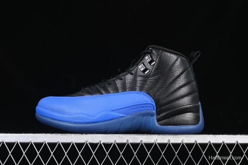 Nike Air Jordan 12 Retro Basketball Shoes with Game Royal Colorway - 130690-014