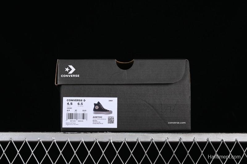 Converse All Star Lift Platform Sneakers with Daisy Stitch Detail - A08731C