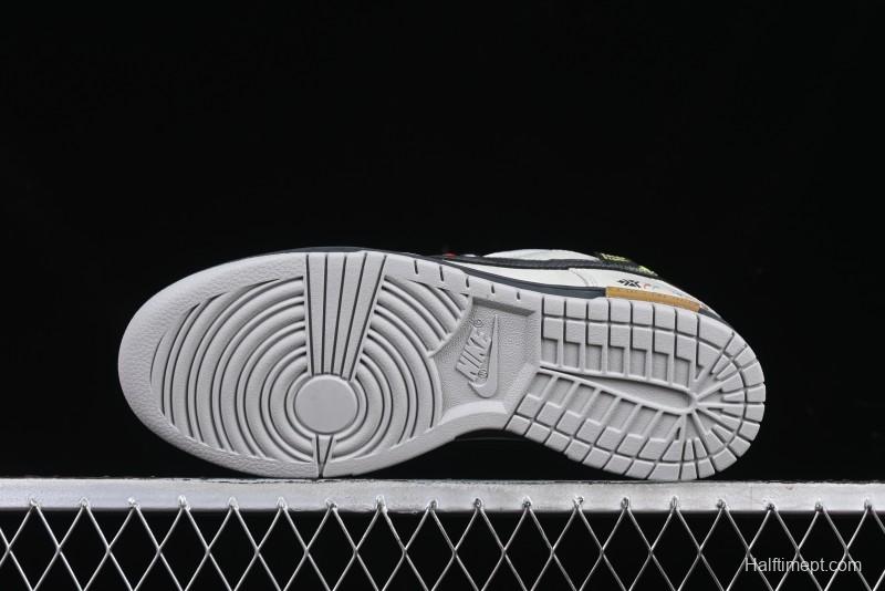 Nike Dunk Retro Low Grey Fog Panda Prank Mountain Theme Casual Sneakers - DD1391-103