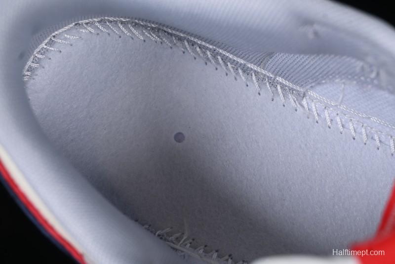 Nike SB Dunk Low UN Collaboration Anniversary Edition Custom Lifestyle Sneakers with Black Swoosh and Gum Sole - DM6868-032