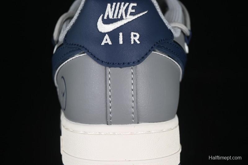Nike Air Force 1 '07 Low Lightning Collaboration Cement Grey Drawstring Casual Sneakers - SJ1198-111