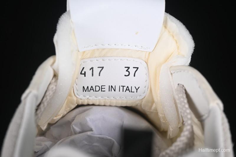 Miu Miu Suede Round Toe Lace-Up Women's Low-Top Casual Shoes in Beige - 99D4