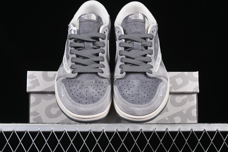 Nike Travis Scott x Fragment Design x Air Jordan 1 Low OG SP AJ1 Low Top Culture Casual Sneakers - XS3086-008