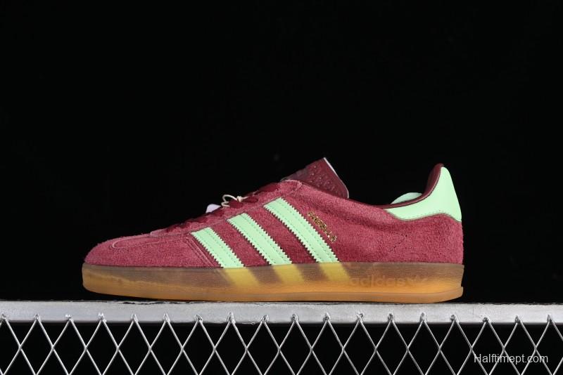 Adidas Originals Gazelle Indoor IH7487 Retro Casual Slip-Resistant Wear-Resistant Low-Top Skate Shoes