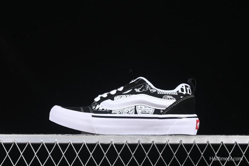 Vans Knu Skool Comfortable Fashion Slip-Resistant Wear-Resistant Low-Top Casual Sneakers - VN000CS0239