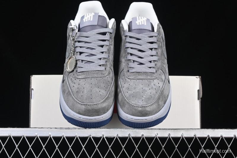 Nike Air Force 1 '07 Low UN Collaboration - Shadow Grey Pigskin Sneakers DF0188-018