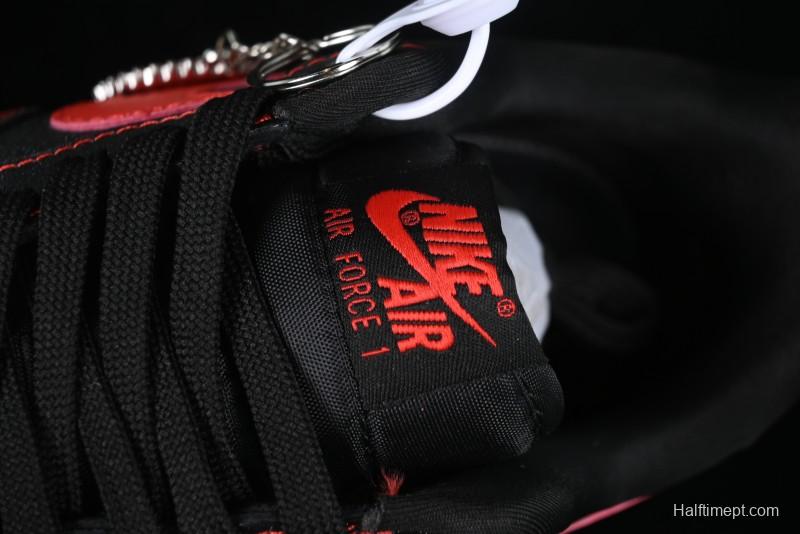 Nike Air Force 1 '07 Low Casual Sneakers in Heartbeat Orange with Full-Length Air Cushion - DF0188-015