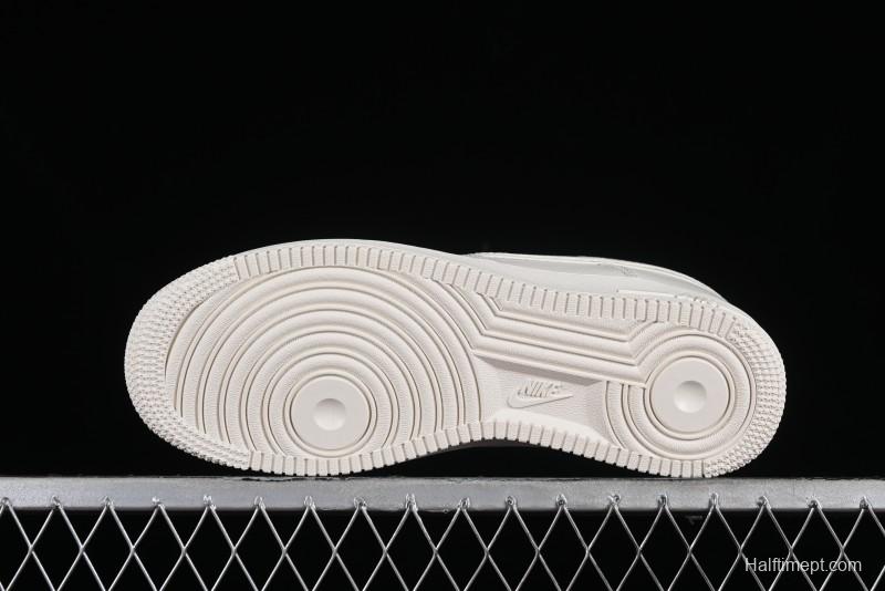 Nike Air Force 1 '07 Low Classic Khaki Mini Swoosh Starry Sky Low-Top Casual Sneakers - MJ0319-027