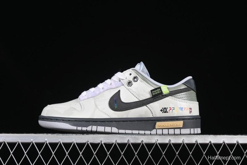Nike Dunk Retro Low-Top Casual Sneakers with Panda Mischief Mountain Theme - DD1391-103
