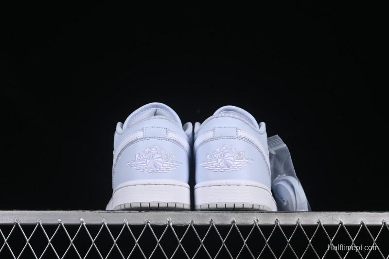 Nike Air Jordan 1 Low Casual Sneakers in Light Blue - FV8486-400