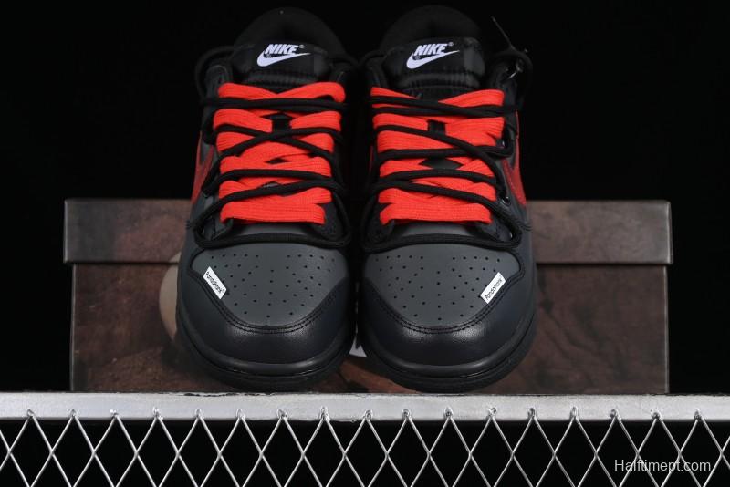 Nike Dunk Low Panda Prank Universe Exploration - Boundless Abyss Cool Black SB Strap Low Top Casual Skate Shoes - DV0831-002