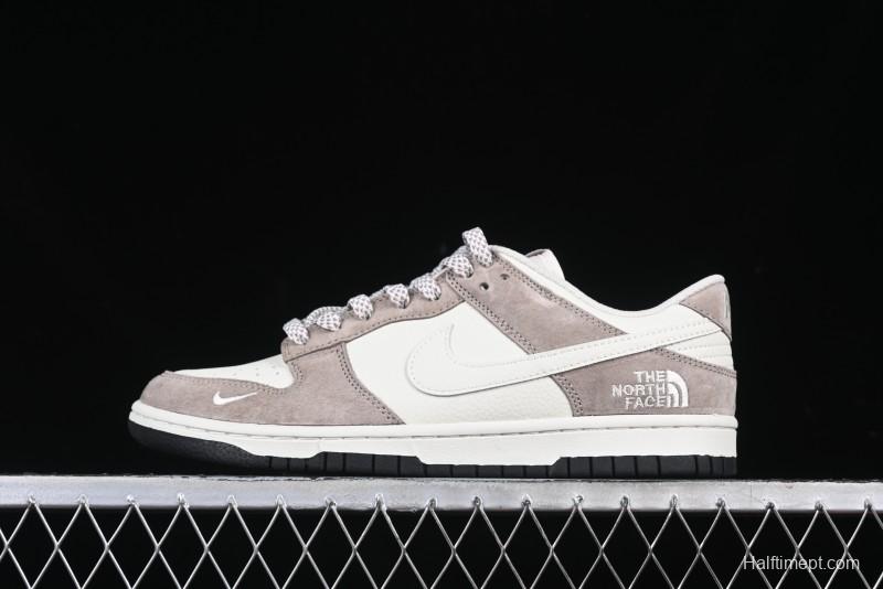 Nike SB Dunk Low The North Face Collaboration Anniversary High-End Custom Low-Top Casual Skate Shoes - DJ2024-063