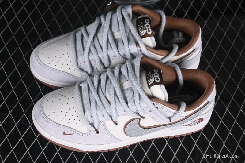 Nike SB Dunk Low The North Face x CDG Collaboration Anniversary Edition Custom Low-Top Casual Sneakers - XX3168-110