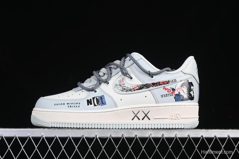 Nike Air Force 1'07 Low "Entertainment Magazine" Casual Sneakers - KS6896-222