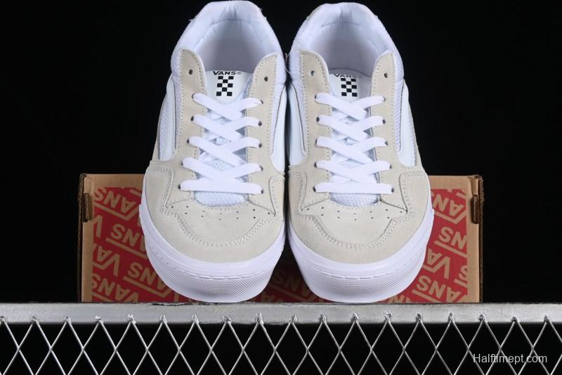 Vans Caldrone Chunky Retro Sneakers in White with Enhanced Cushioning - VN0007P9WHT