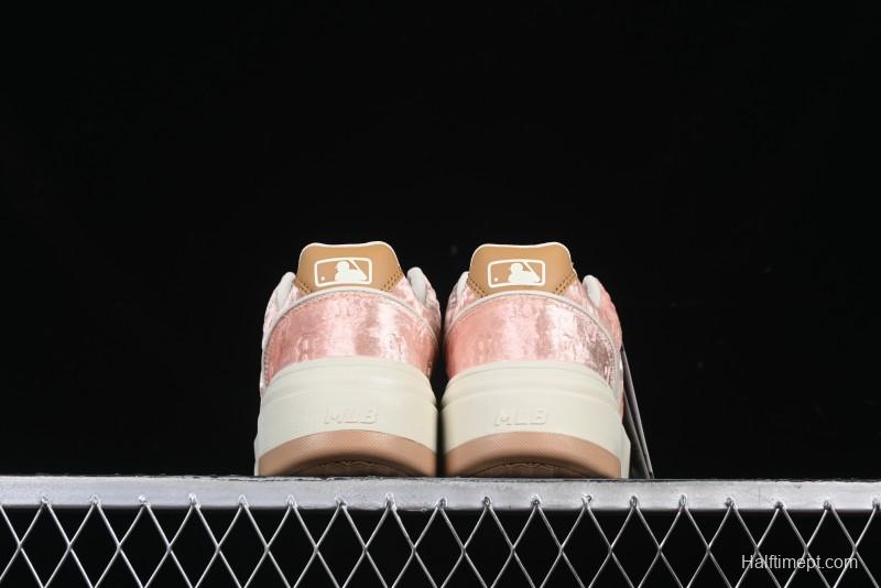 New York Yankees MLB Bigball Chunky Window Velvet Monogram Thick Platform Casual Running Shoes - 3ASXCVC4643BGS