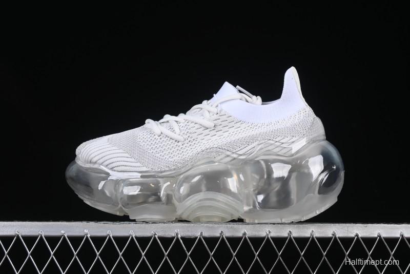 Grounds Big Bubble Heightening Platform Sneakers White Gray - AJE5