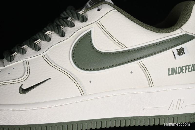 Nike Undefeated x Air Force 1'07 Low Military Green Hemp Rope Casual Sneakers - UT2023-202