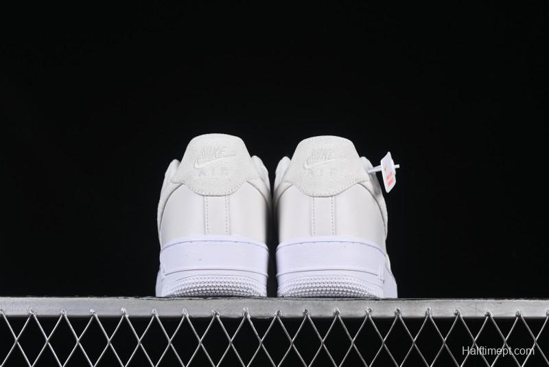 Nike Air Force 1 Low "Triple White Beige" Sneakers