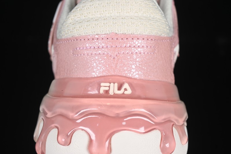 Pink Drip Chunky Sneakers – Trendy Casual Shoes for Women