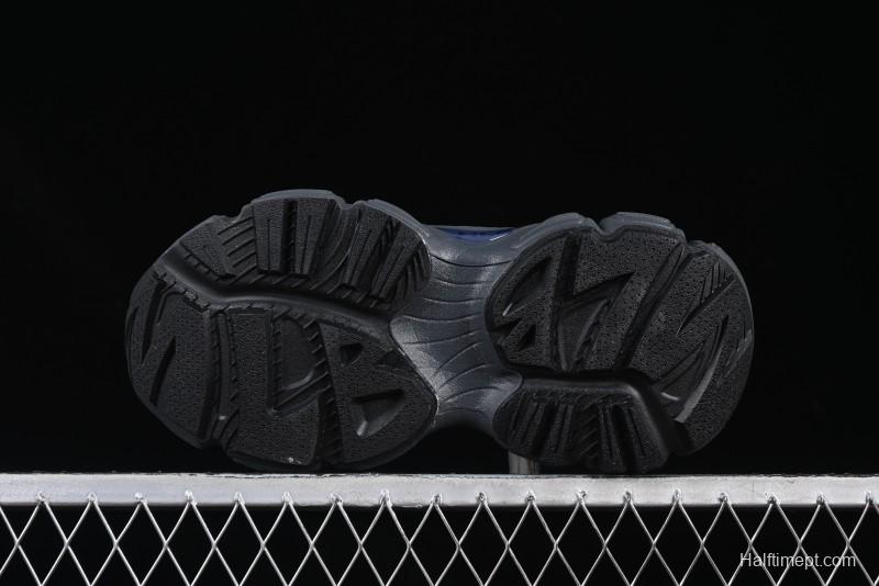 New York Yankees MLB Winner Chunky Height Increasing Thick Sole Running Shoes - 3ASHWD15N50BKS