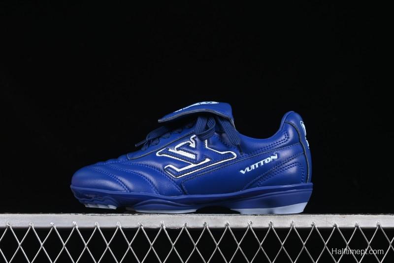 Louis Vuitton Footprint Soccer Low-Top Lifestyle Sneakers Blue - AJF6