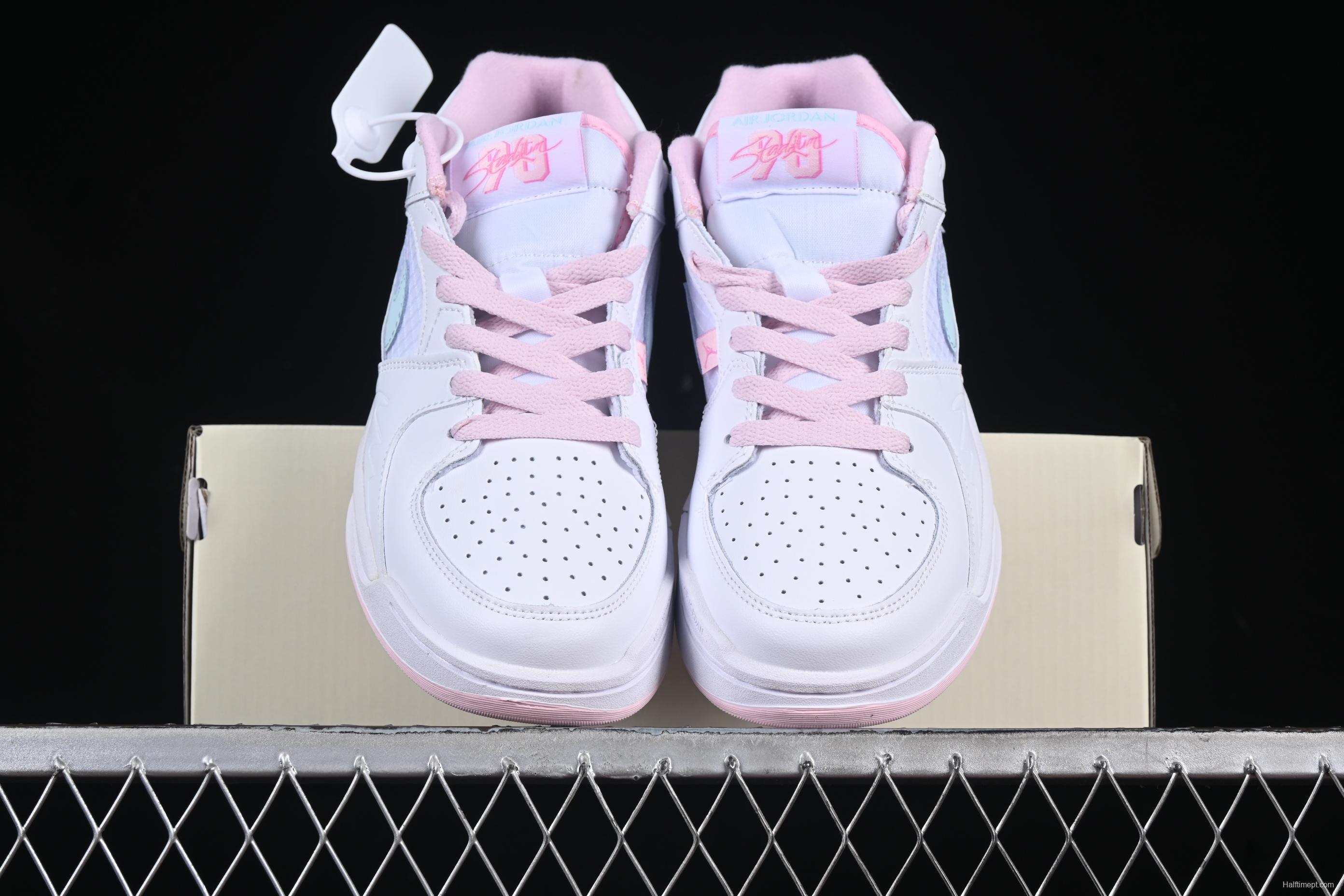 Nike Court Slide Women's Sneakers - Pastel Pink & Aqua Accents