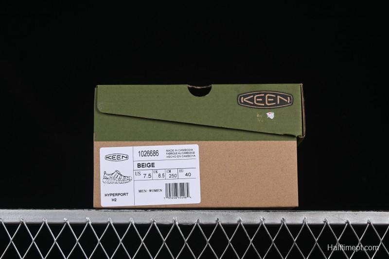 Keen Newport H2 Outdoor Sports Water Sandals with Toe Protection - 1026686BEIGE