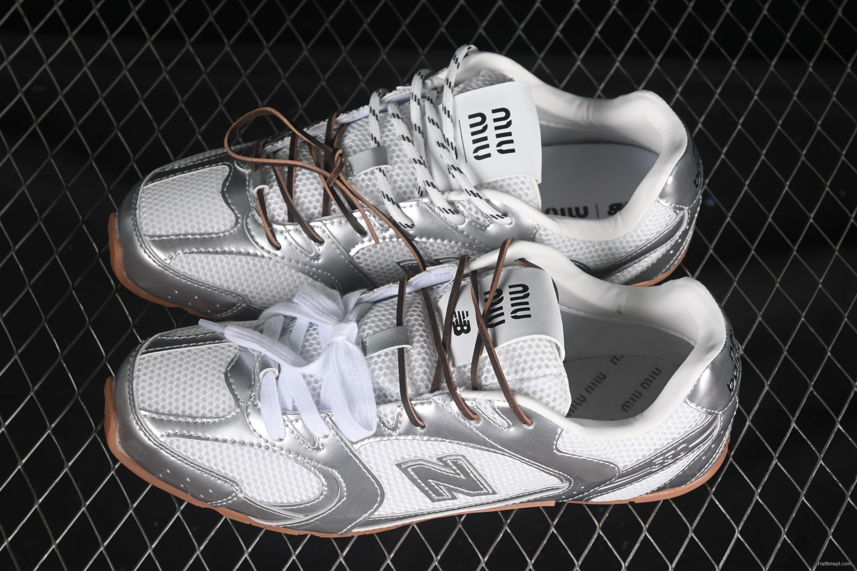 MiuMiu x New Balance 530 Low-Top Classic Retro Casual Running Shoes - AJD4