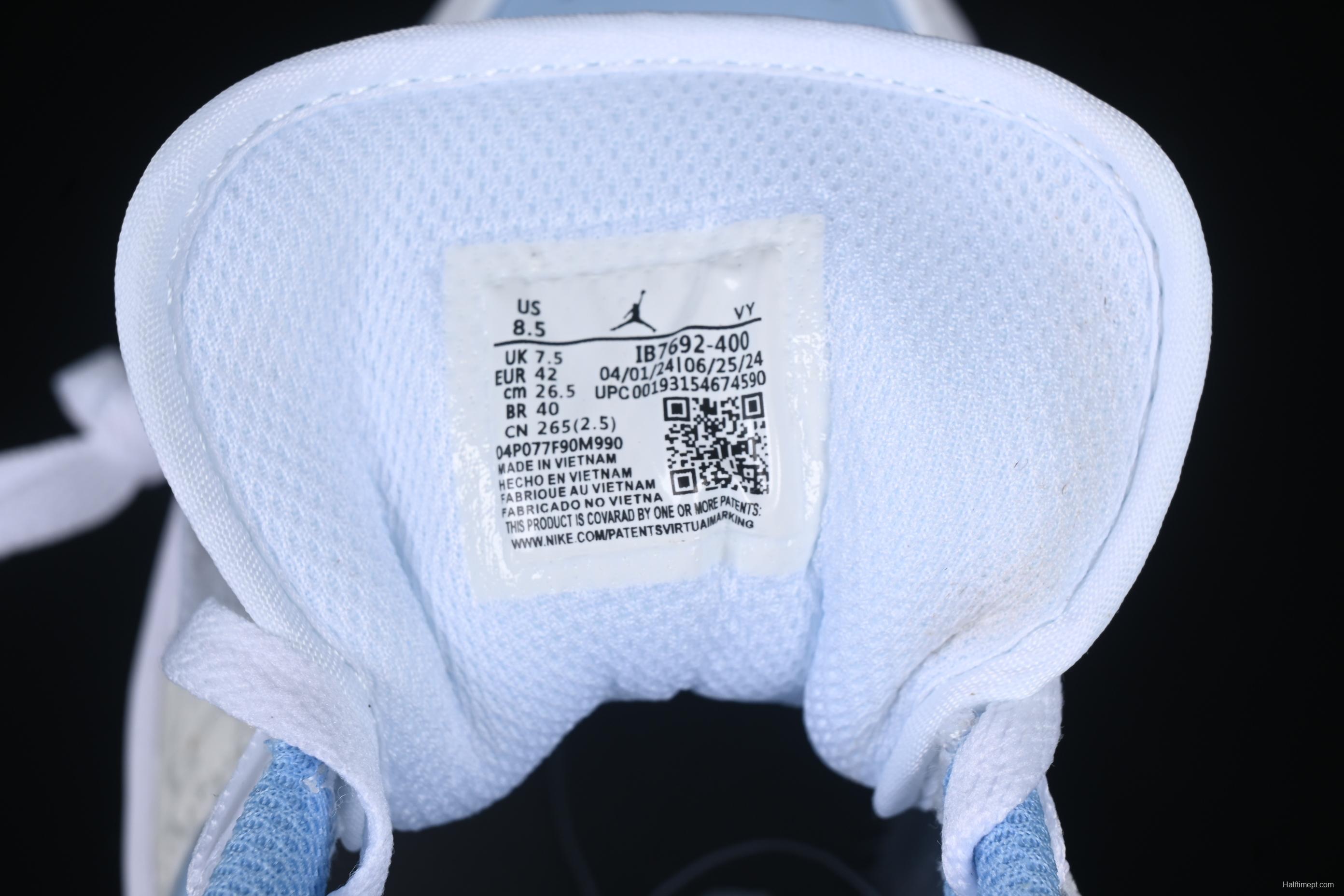 Nike Air Jordan 1 Low "True Blue" Basketball Shoes - IB7692-400