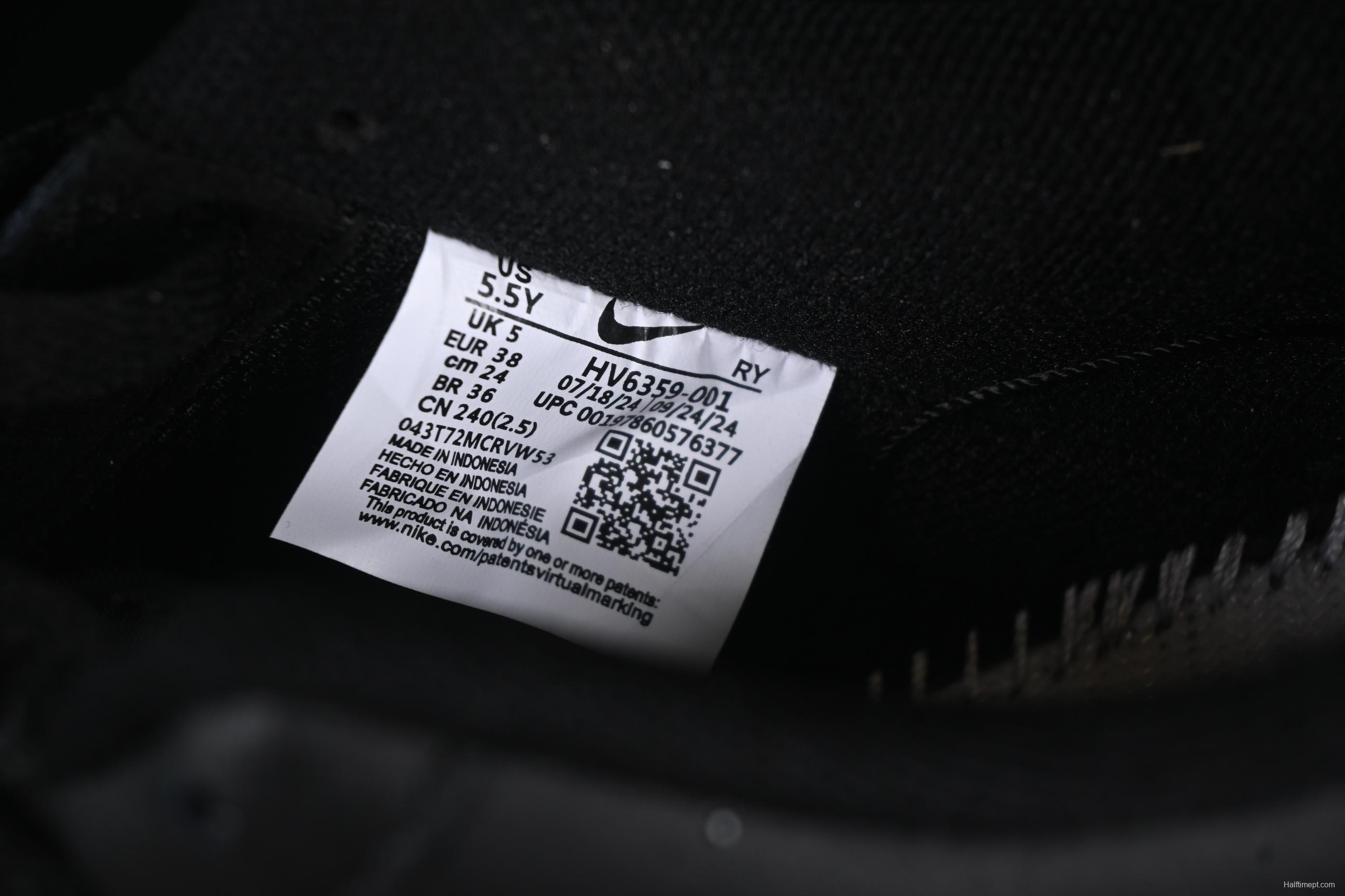 Nike Air Force 1'07 Low Casual Sneakers with Full-Length Air Cushion - HV6359-001