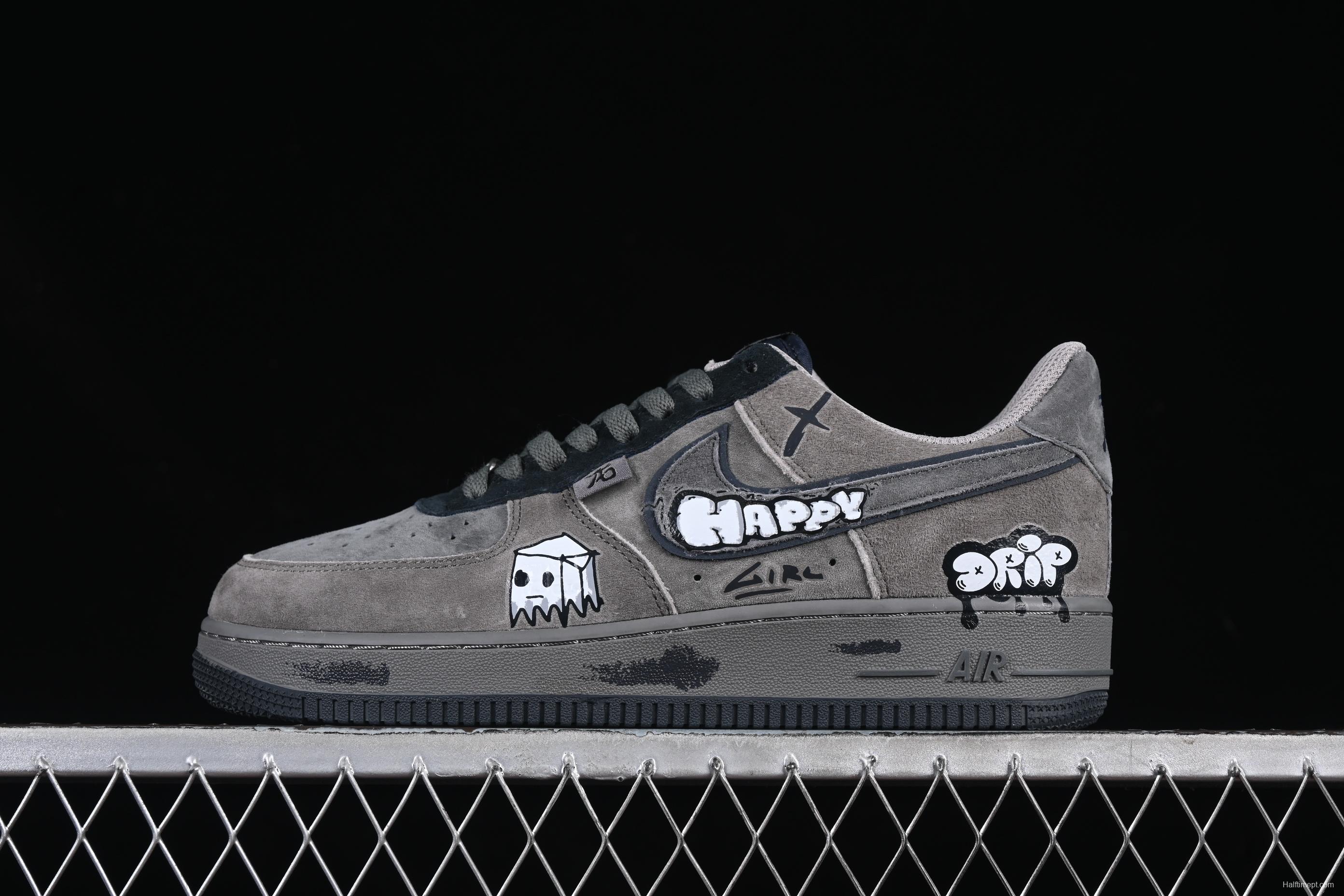 Nike Air Force 1'07 Low "Box Ghost" Comic Series Casual Sneakers - CD1221-806