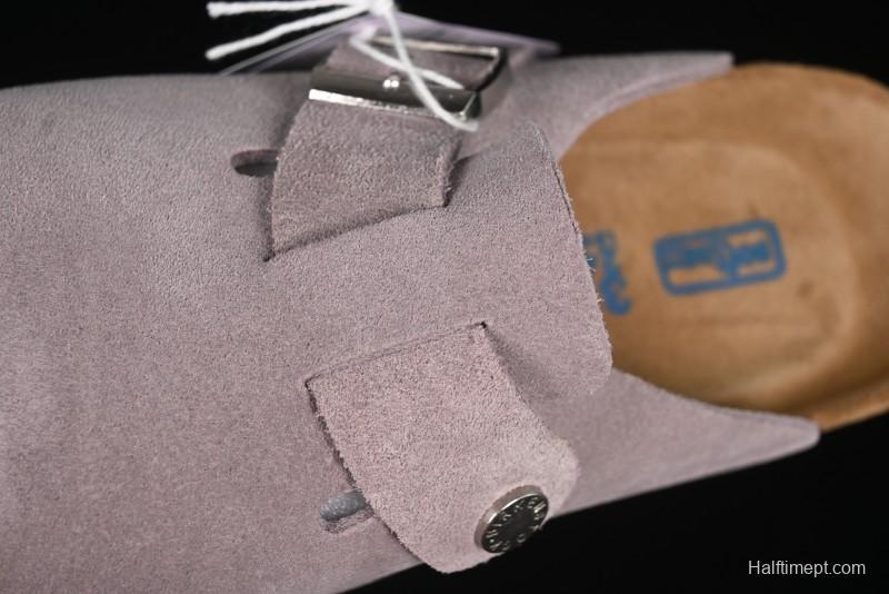 Birkenstock Arizona Soft Footbed Sandals with Suede Leather and Lambswool Lining - G.D4