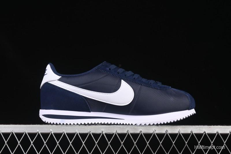 Nike Classic Cortez Leather Retro Running Shoes with Cushioned Sole - HF0263-400