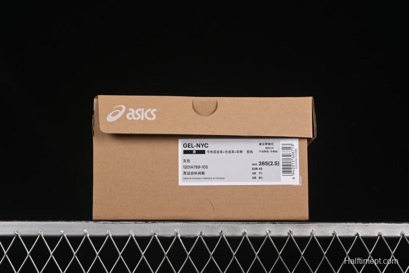 Asics Gel-NYC Retro Breathable Casual Shoes with Cushioning for Men - 1201A789-103