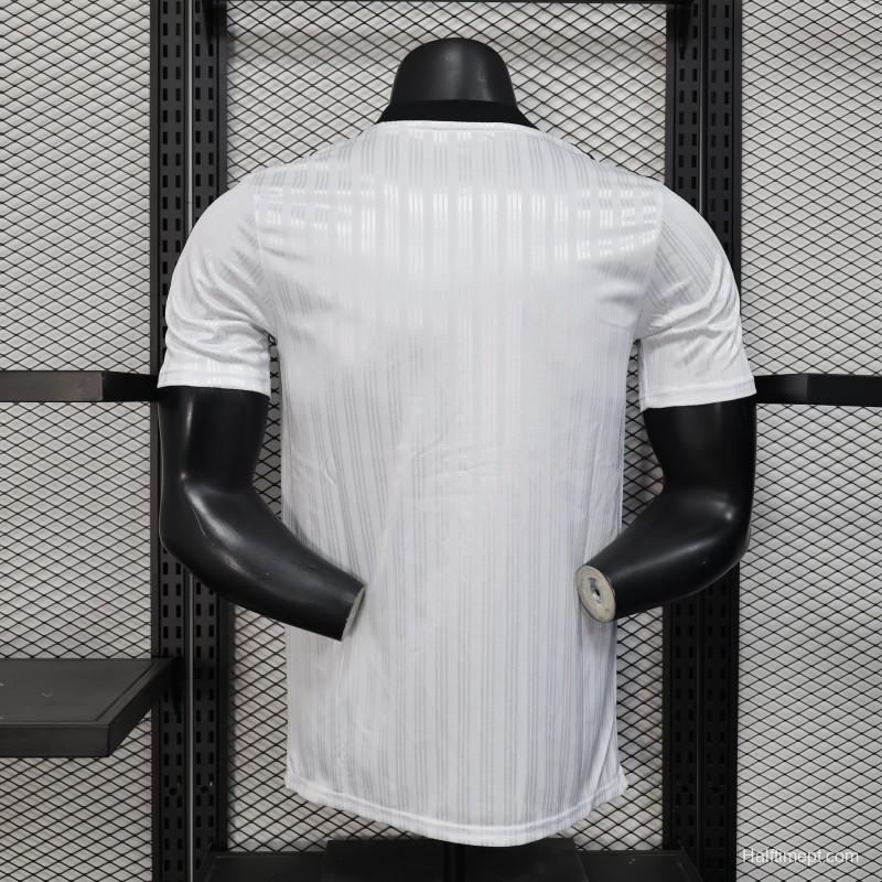 Player Version 2025 Adidas White with Striped Design Jersey