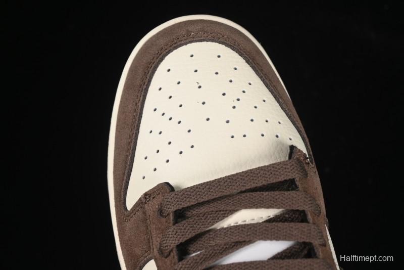 Nike SB Dunk Low White Mocha Low-Top Casual Skate Shoes - FQ8249-104