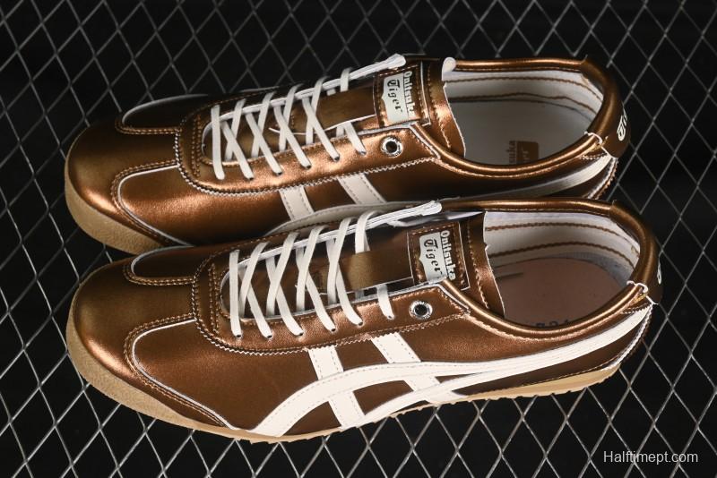 Onitsuka Tiger Mexico 66 SD Low-Top Leather Sneakers for Casual Running - 1183C468-200